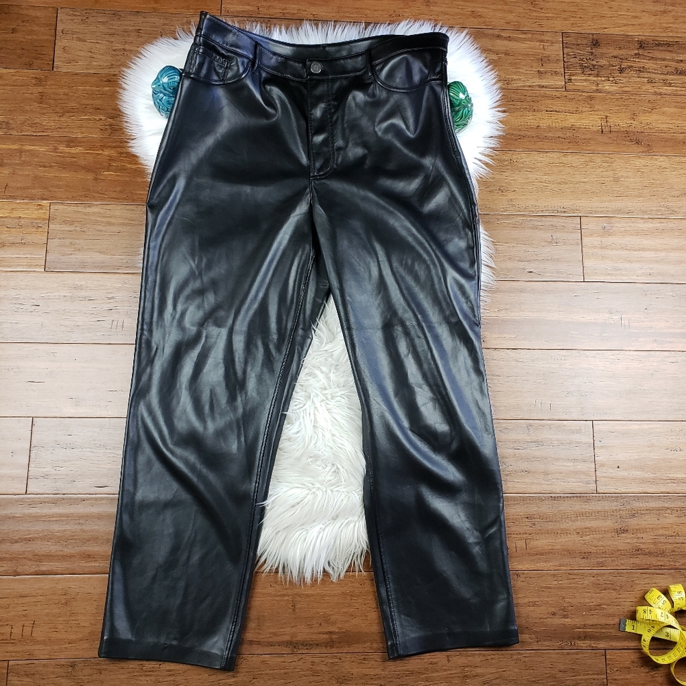 JOIE Faux leather pants size 16